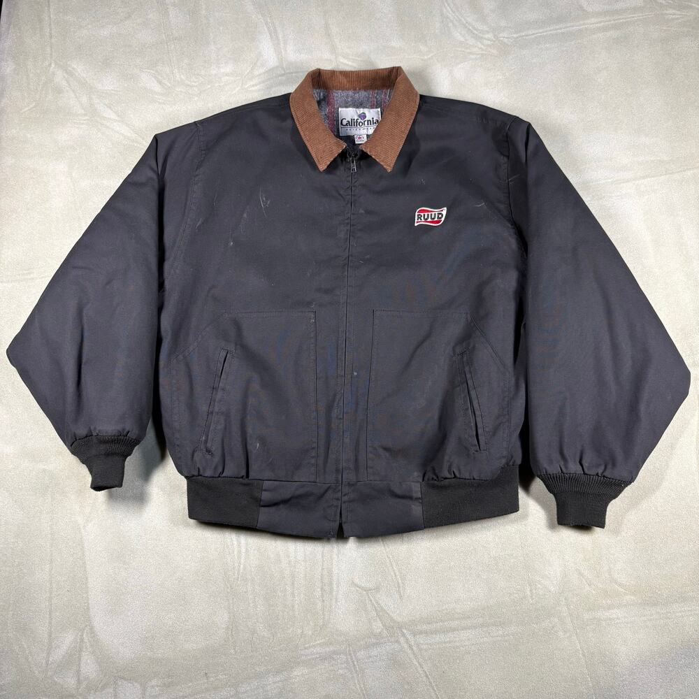 Vintage RUUD Work Jacket XL California Outerwear Blanket Lined Detroit Style USA